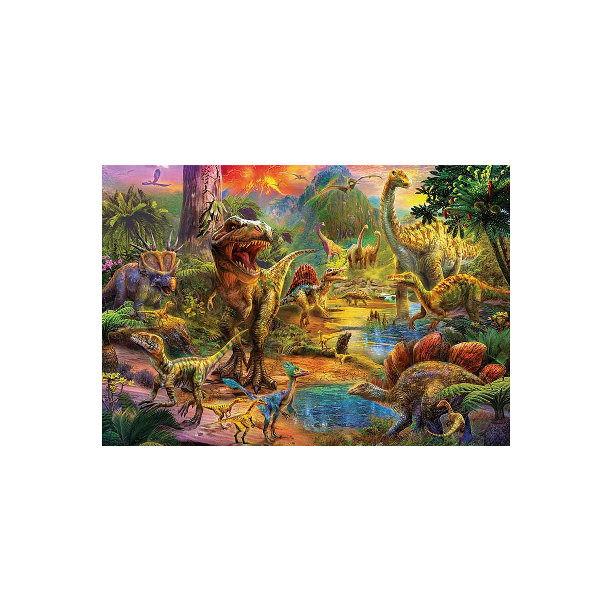 Rompecabezas Tierra De Dinosaurios
