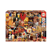 Rompecabezas Collage Cerveza Vintage