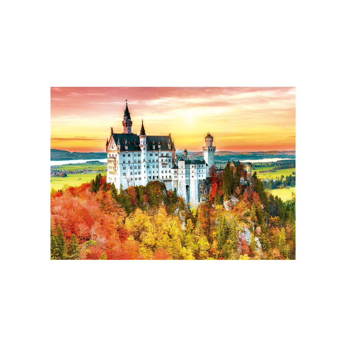 Rompecabezas Otoño En Neuschwanstein