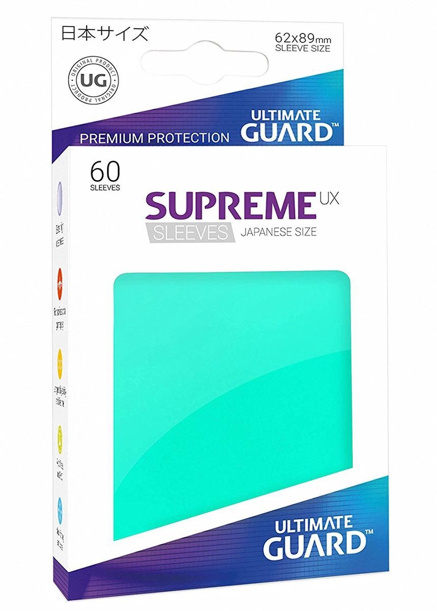 Fundas 62x89 mm - Small Supreme x 60 - Turquesa