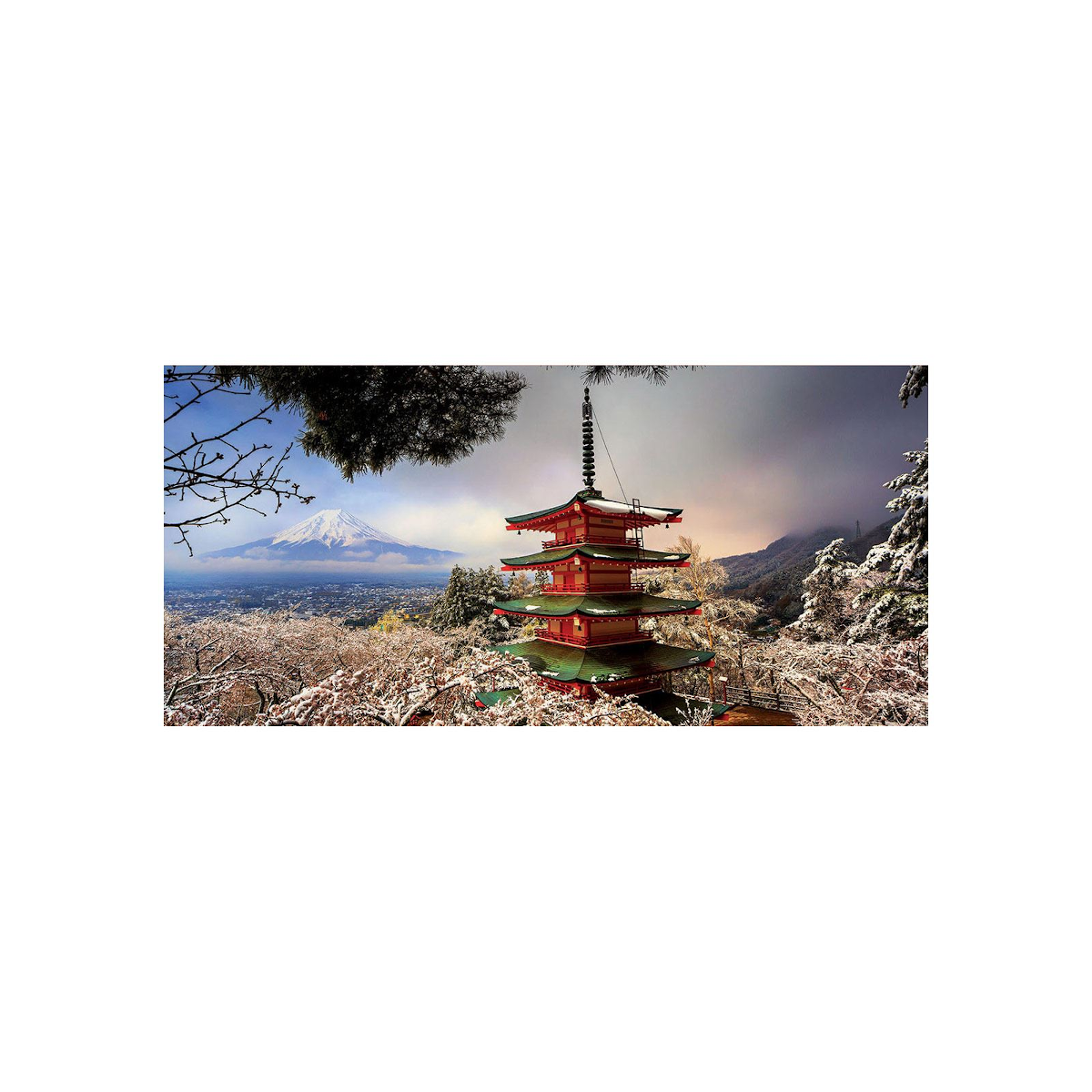Rompecabezas Monte Fuji Japón Panorama