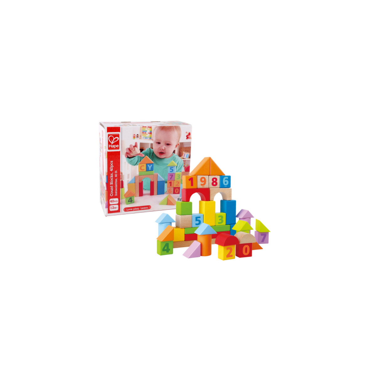 Set De 40 Bloques De Construcción