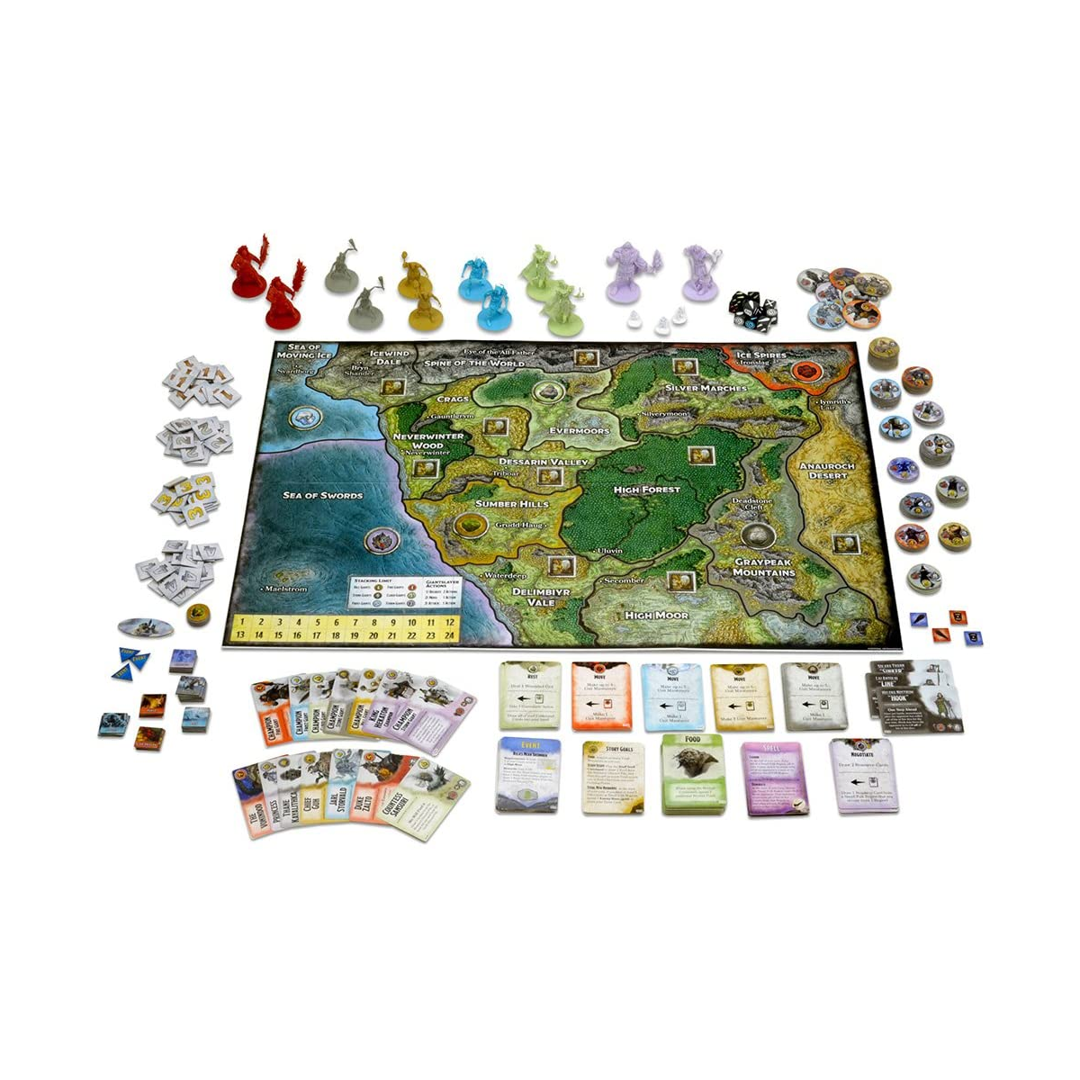 D&D Assault Of The Giants Board Game Standard Edition - Eng