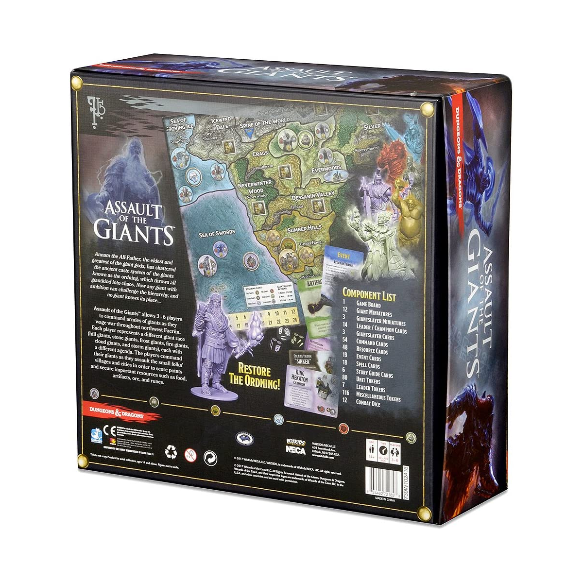 D&D Assault Of The Giants Board Game Standard Edition - Eng