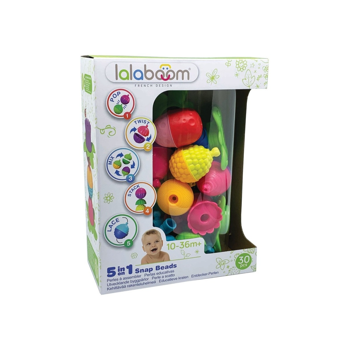 Juego De Cuentas x 30 Piezas y Accesorios