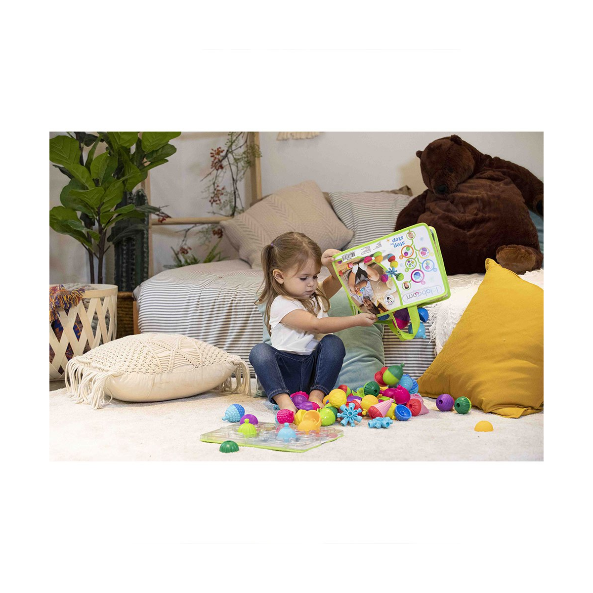 Juego De Cuentas x 48 Piezas, Accesorios y Bolsa