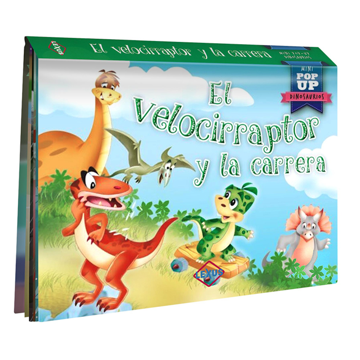 Mini Pop-Up El Velocirraptor y la Carrera