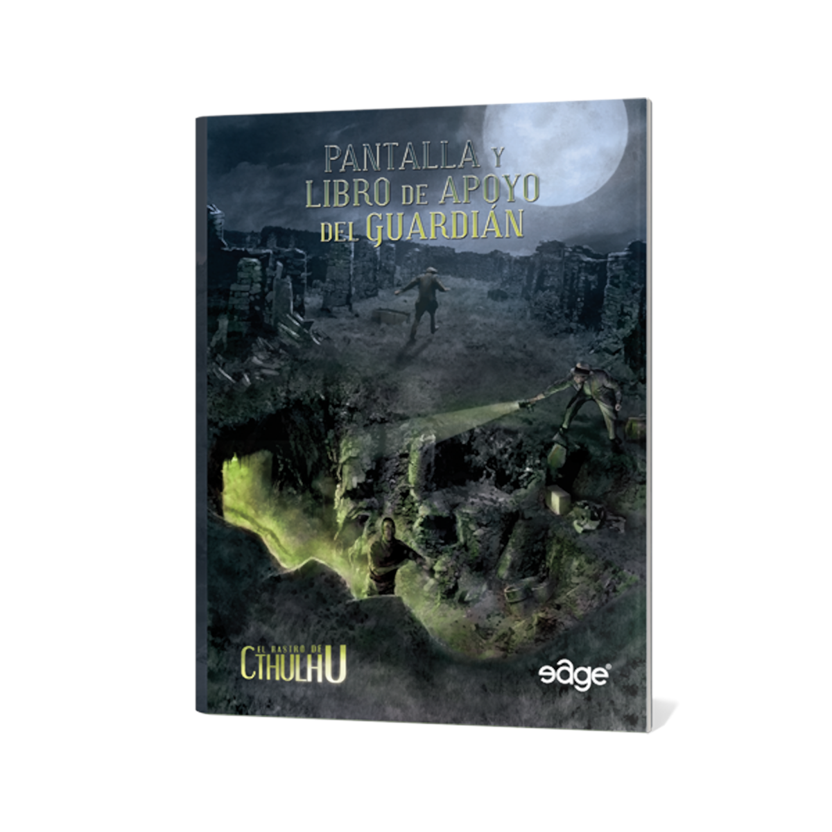 El Rastro De Cthulhu Pantalla Del Guardián Y Libro De Apoyo