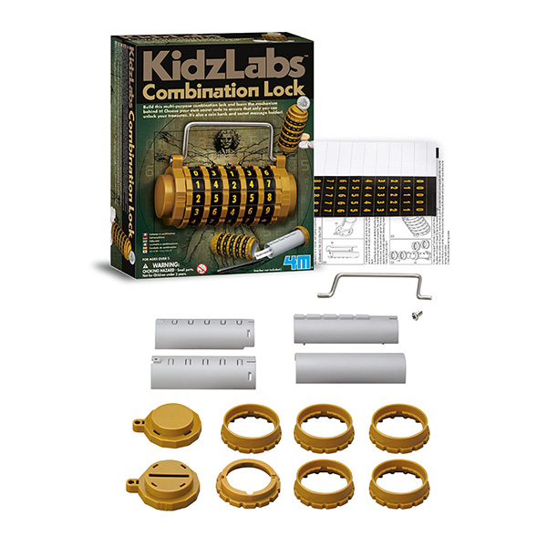 Kit Arma tu Candado De Combinacion // Combination Lock 4m