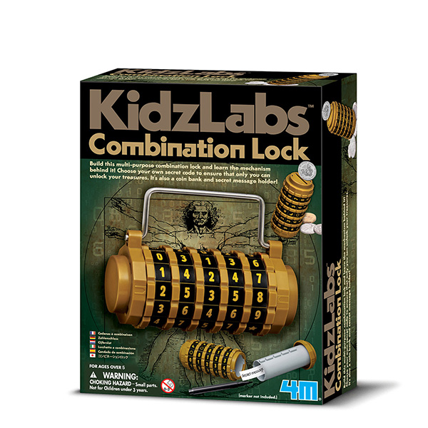 Kit Arma tu Candado De Combinacion // Combination Lock 4m