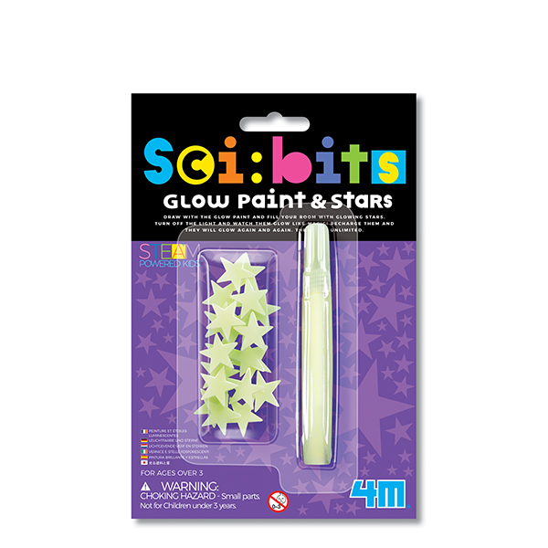 Pinta y Decora Con Estrellas Brillo En La Oscuridad - 4m