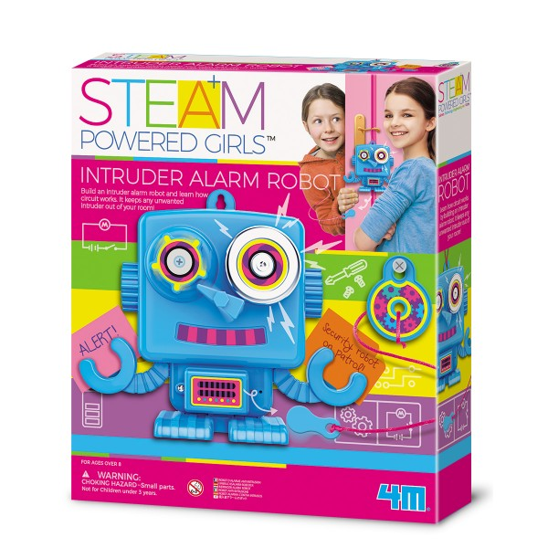 Kit Robot Alarma para Intrusos Niña 4M