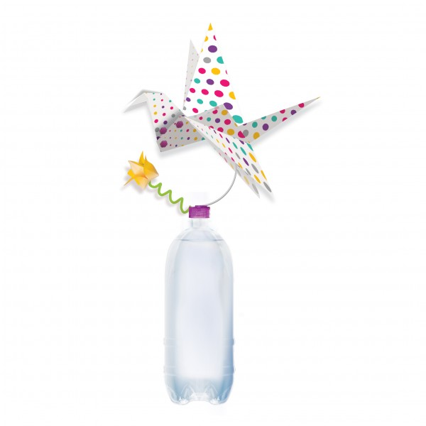 Kit Pajaro Motorizado en Origami 4M