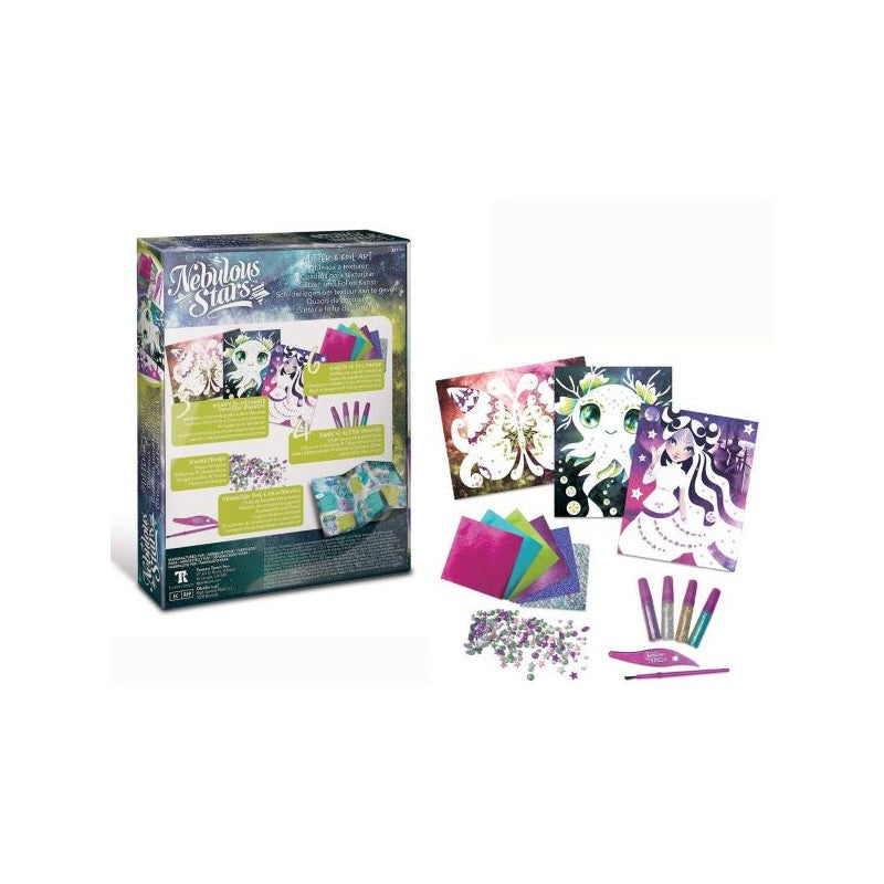 Kit de Arte con Brillantina - Glitter & Foil Art