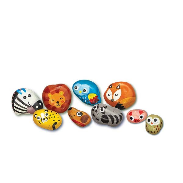 Kit Pintando Animales en Rocas- 4M