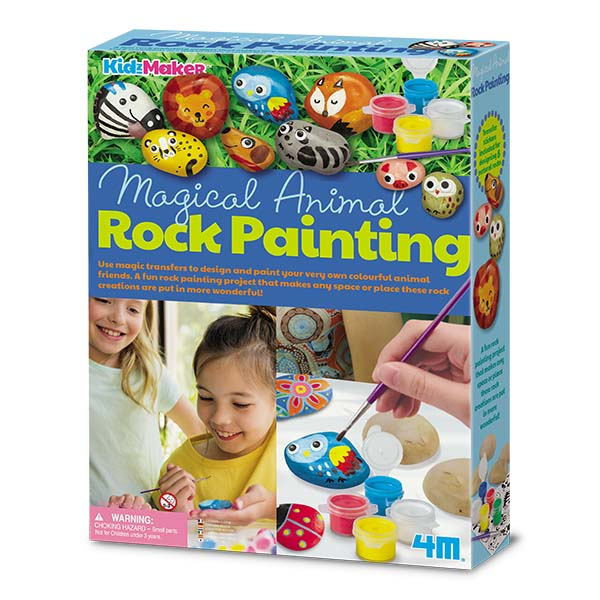 Kit Pintando Animales en Rocas- 4M