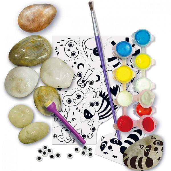 Kit Pintando Animales en Rocas- 4M