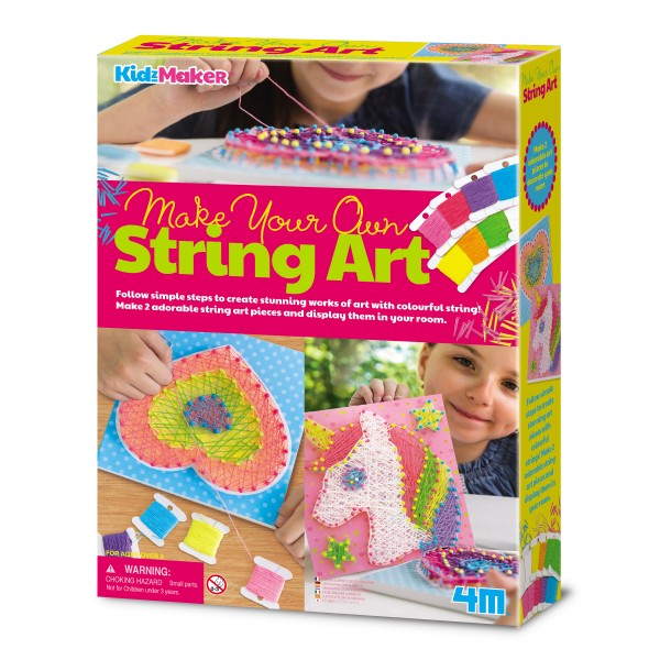 Crea Arte con Hilos- Kit Infantil 4M