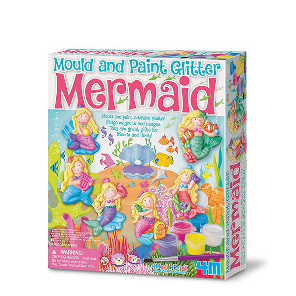 Kit Moldes para Pintar Sirena Brillante- 4M