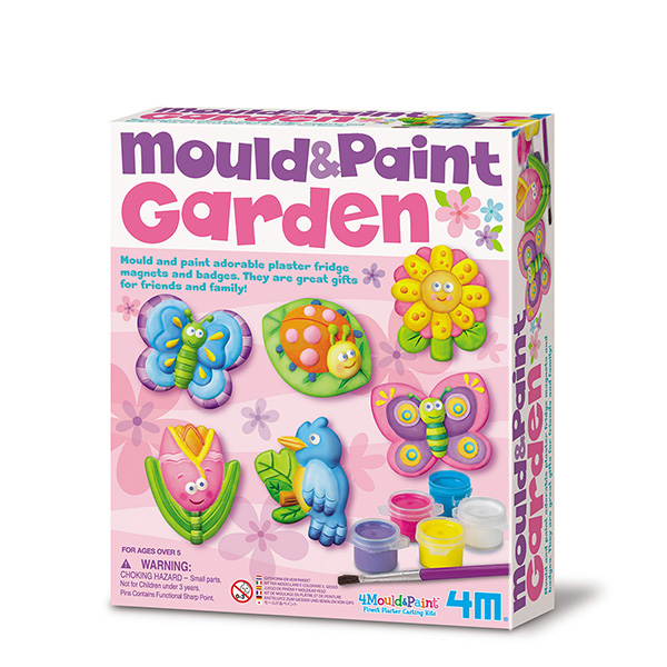 Kit Manulidades Moldes para Pintar Jardin- 4M