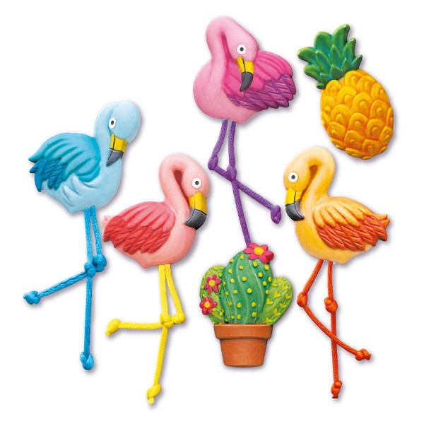Kit Infantil Moldea y Pinta Flamencos- 4M