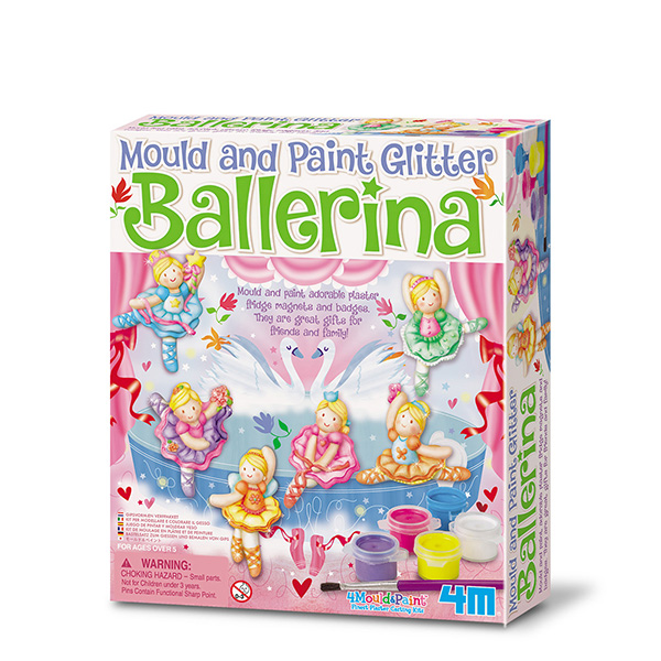 Kit Infantil Moldea y Pinta Bailarina Brillante- 4M