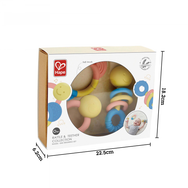 Set de Mordedores y Sonajeros- Juguete Para Bebe Hape