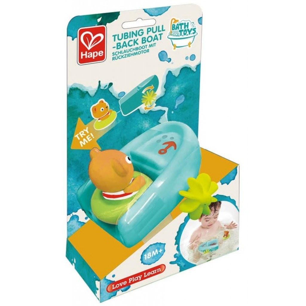 Lancha con Retroceso para Bañera- Hape