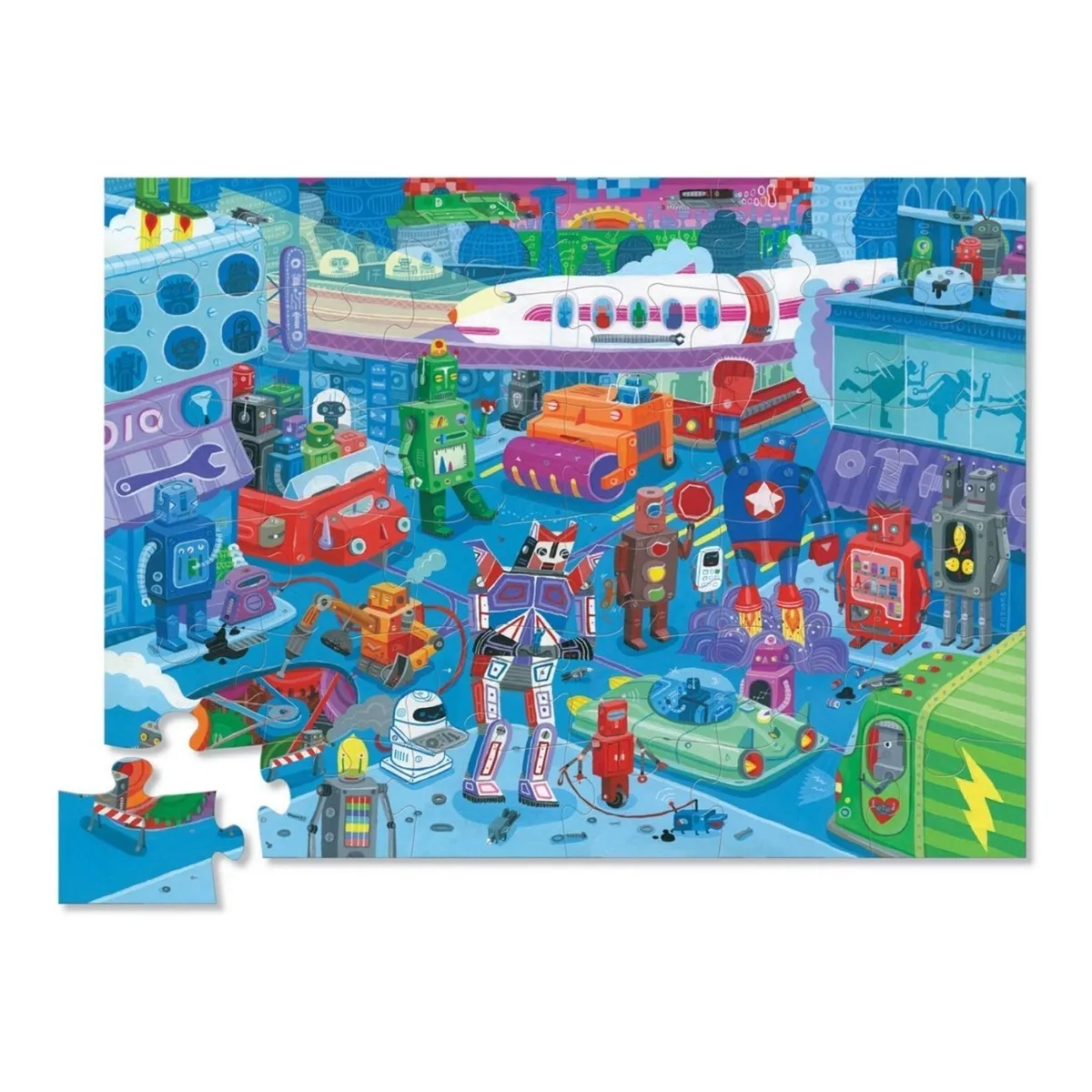 Rompecabezas Ciudad De Robot