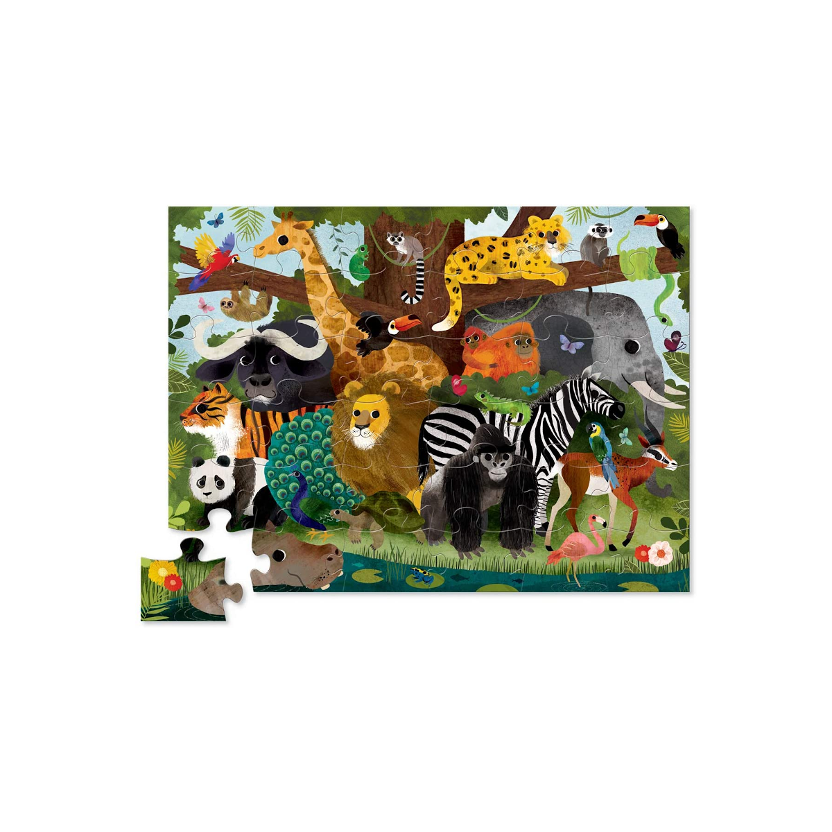Rompecabezas Jungla Amistosa