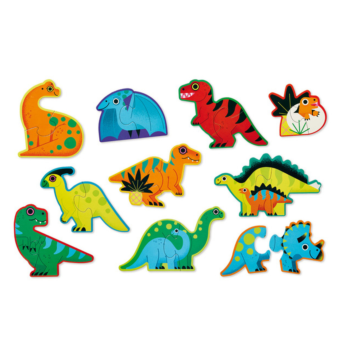 Rompecabezas Principiantes Dinosaurios