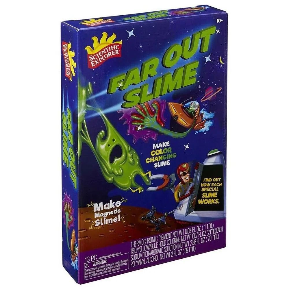 Laboratorio de Slime 6 Tipos - Far Out Slime