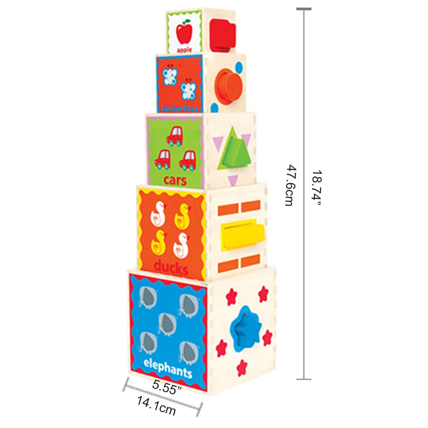 Piramide de Juegos para Niños- Hape