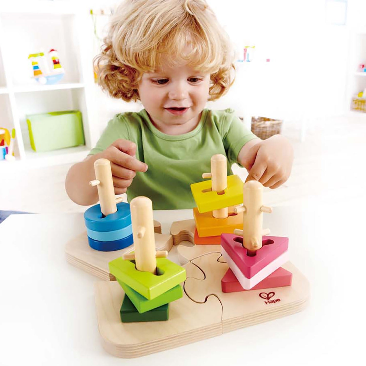 Rompecabezas Apilable- Juguete para Niño Hape