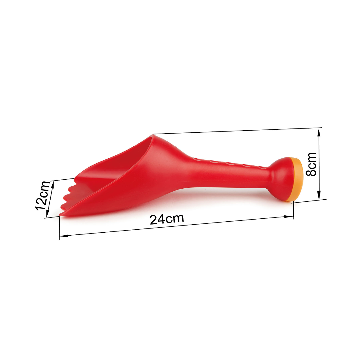 Pala Cavadora Y Rociadora Roja
