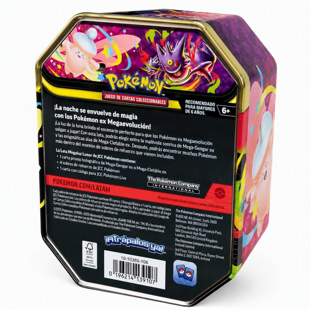 Pokémon: Lata Mega Luz Lunar - Esp