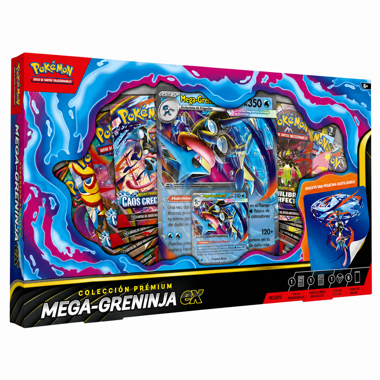 Pokémon: Colección Prémium Mega-Greninja Ex - Esp