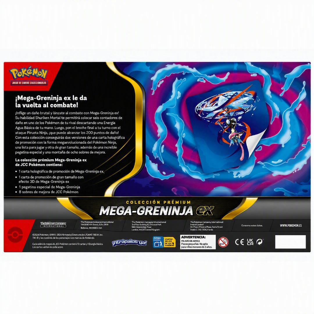 Pokémon: Colección Prémium Mega-Greninja Ex - Esp