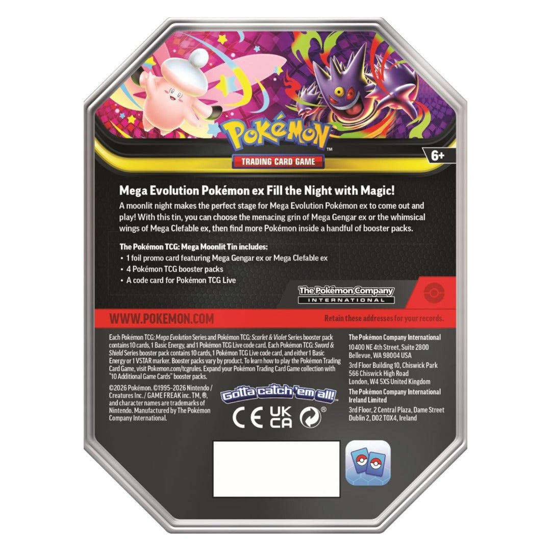 Pokémon: Mega Moonlith Tin - Ing