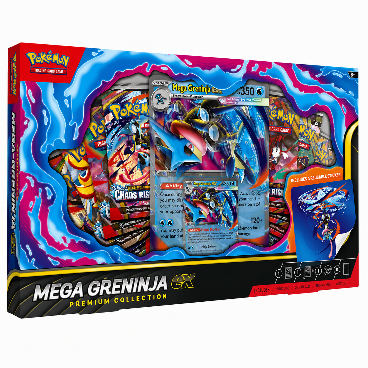 Pokémon: Premium Collection Mega-Greninja Ex - Ing