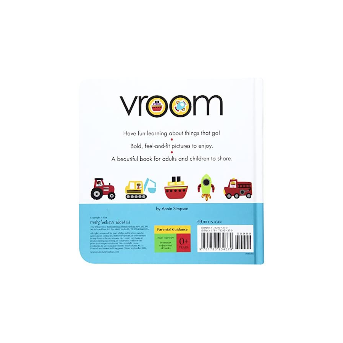 Libro Tactil Feel And Vroom - Eng