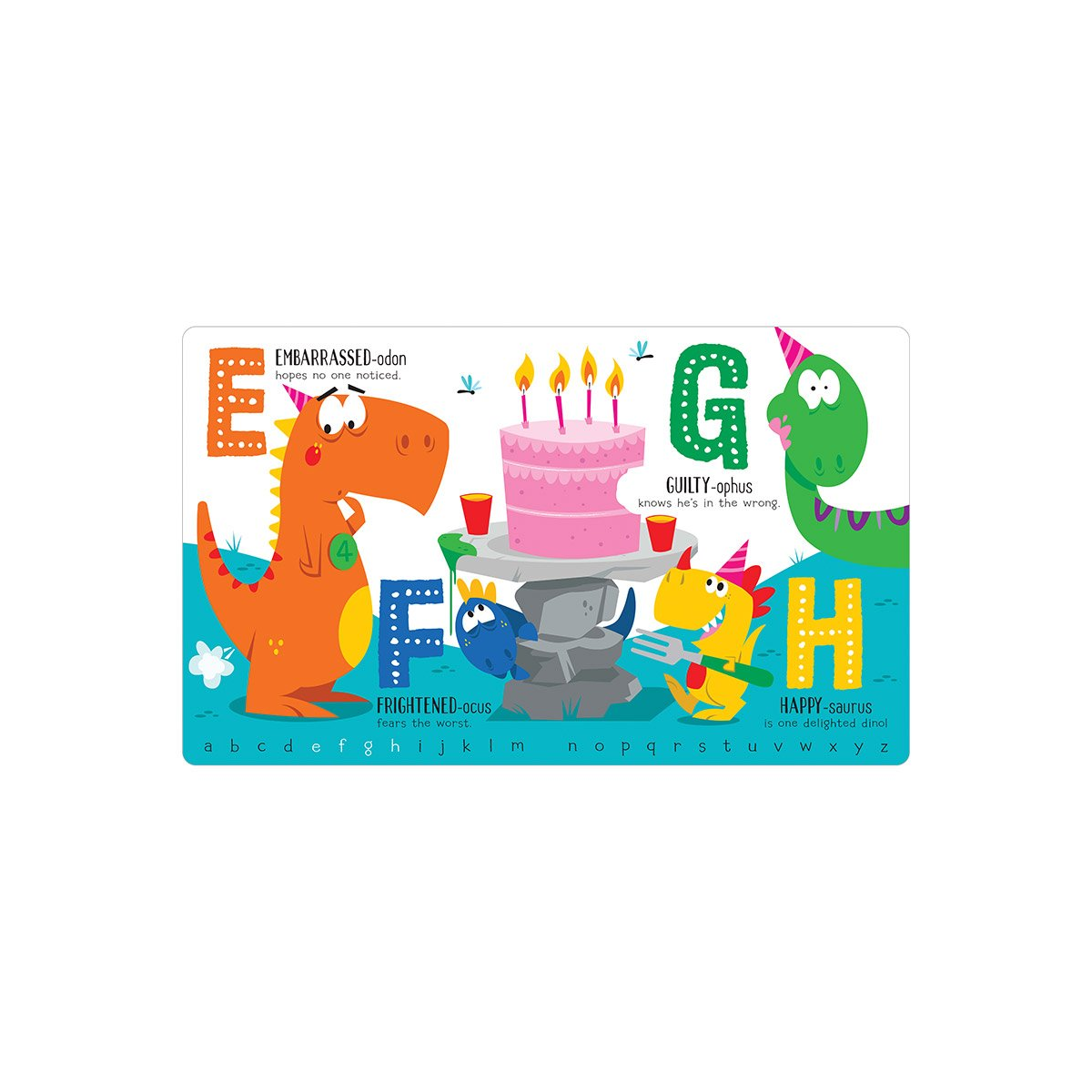 Libro Táctil H Is For Happy Saurus - Eng