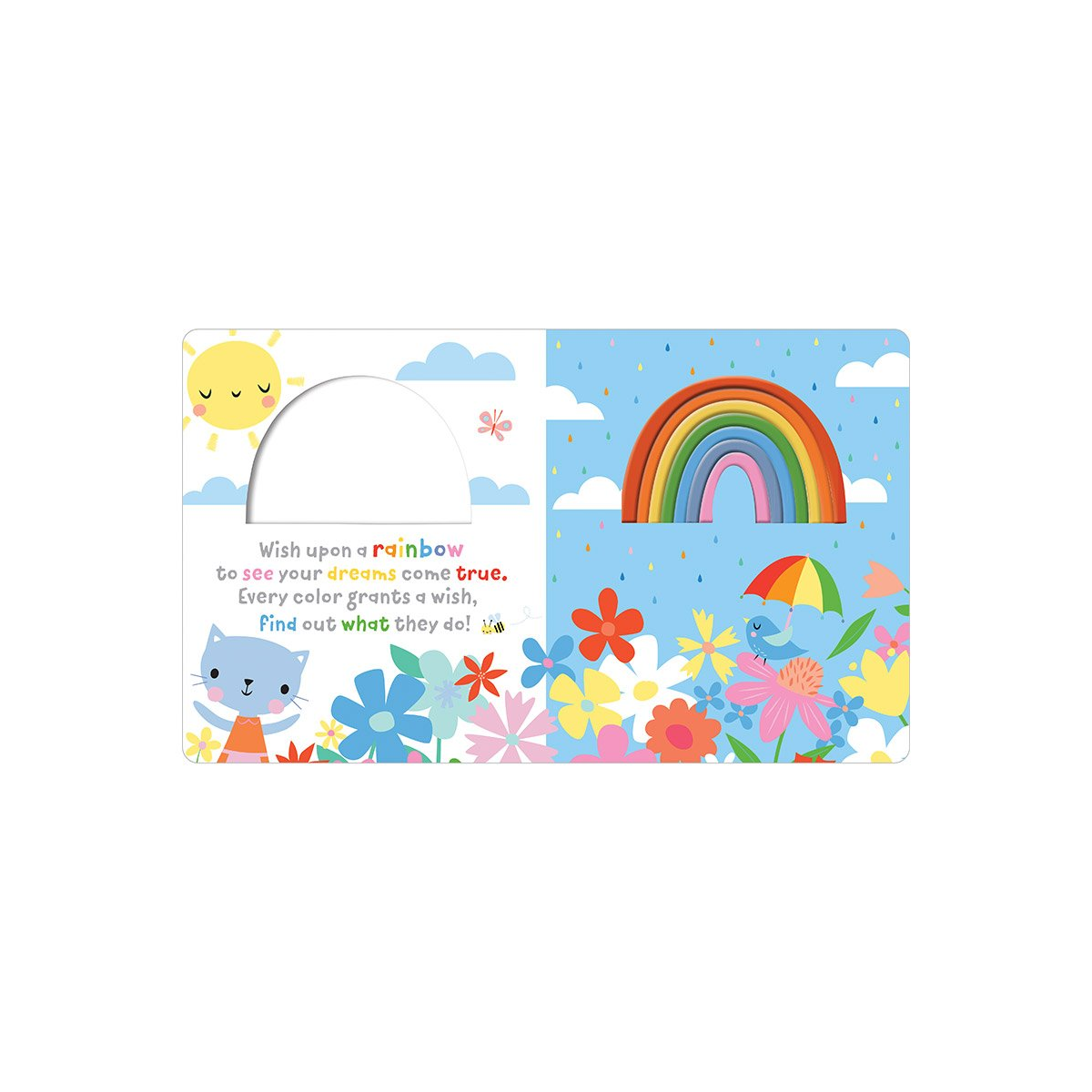 Libro Táctil Wish Upon A Rainbow - Eng