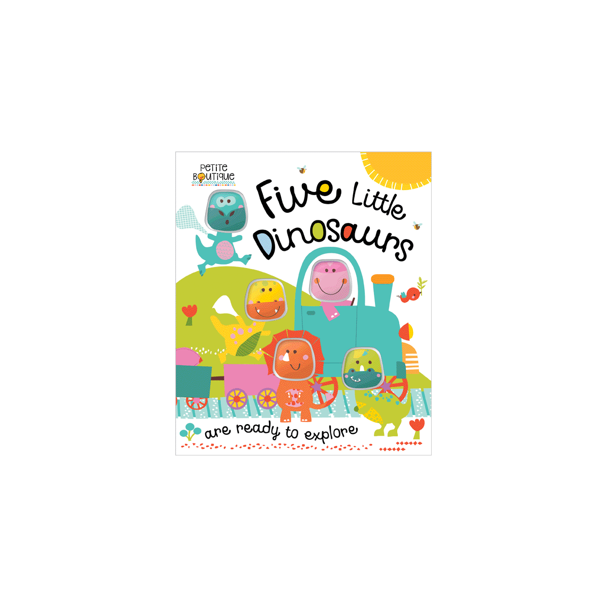 Libro Táctil Five Little Dinosaurs - Eng