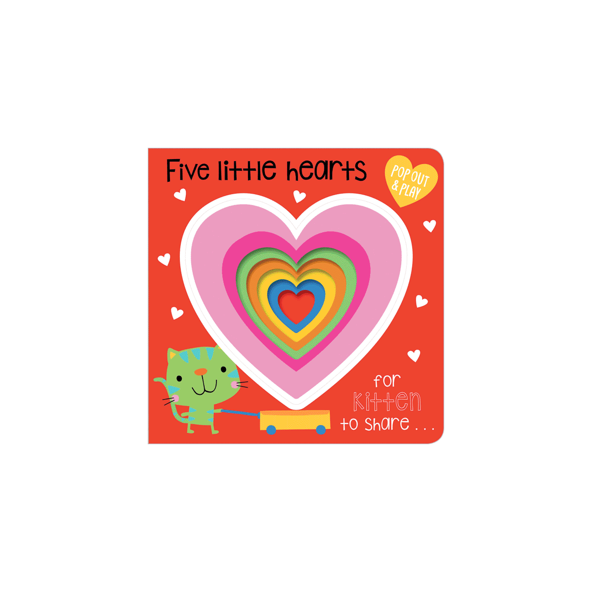 Libro Táctil Popout Play Little Hearts - Eng