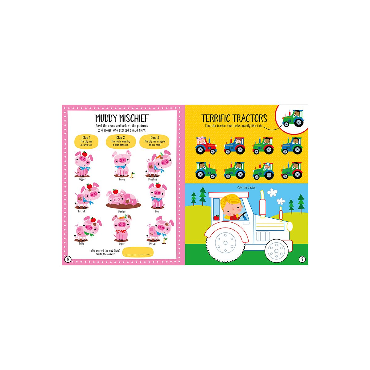 Libro Táctil Balloon Stickers Farm - Eng
