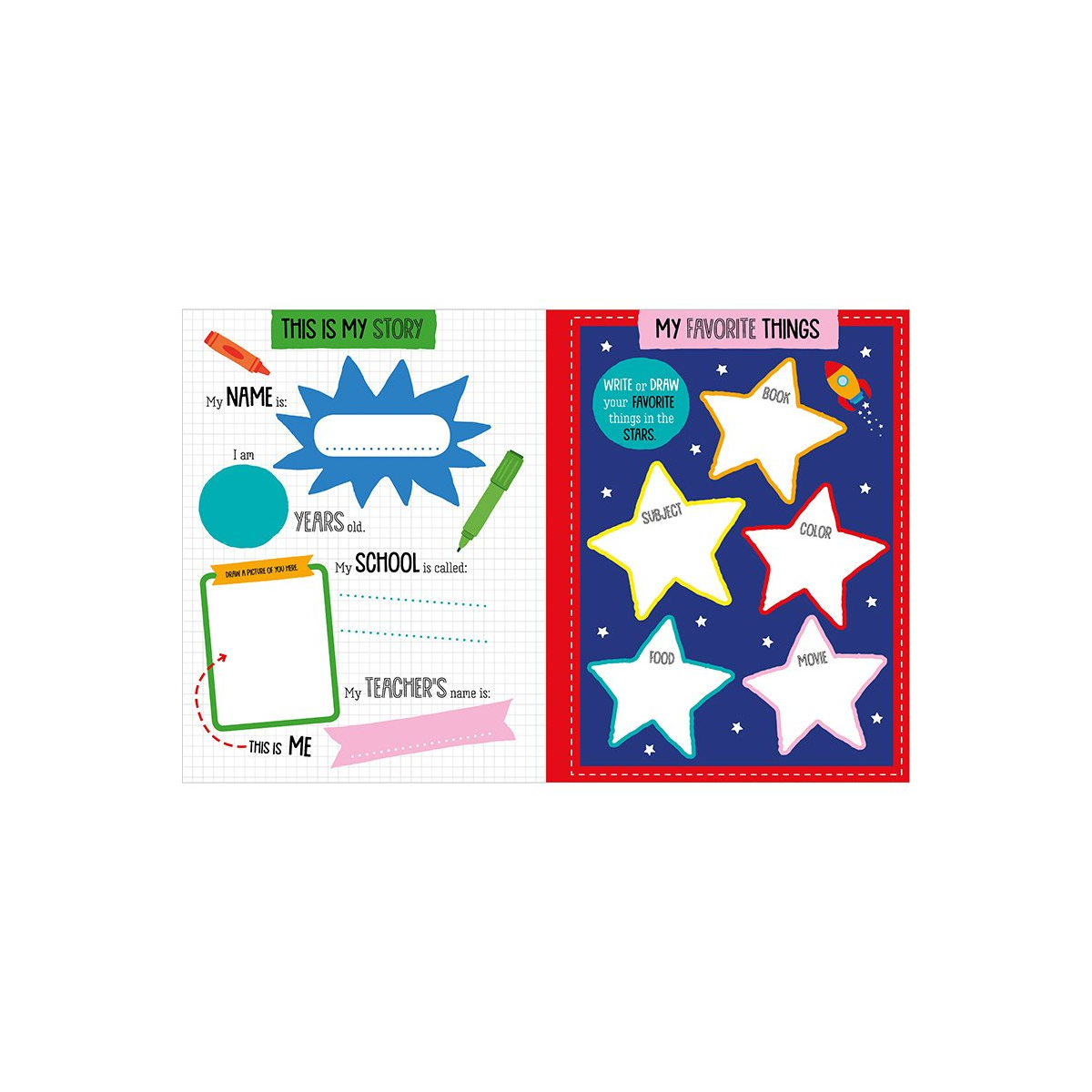 Libro Táctil My Year In Kindergarten - Eng