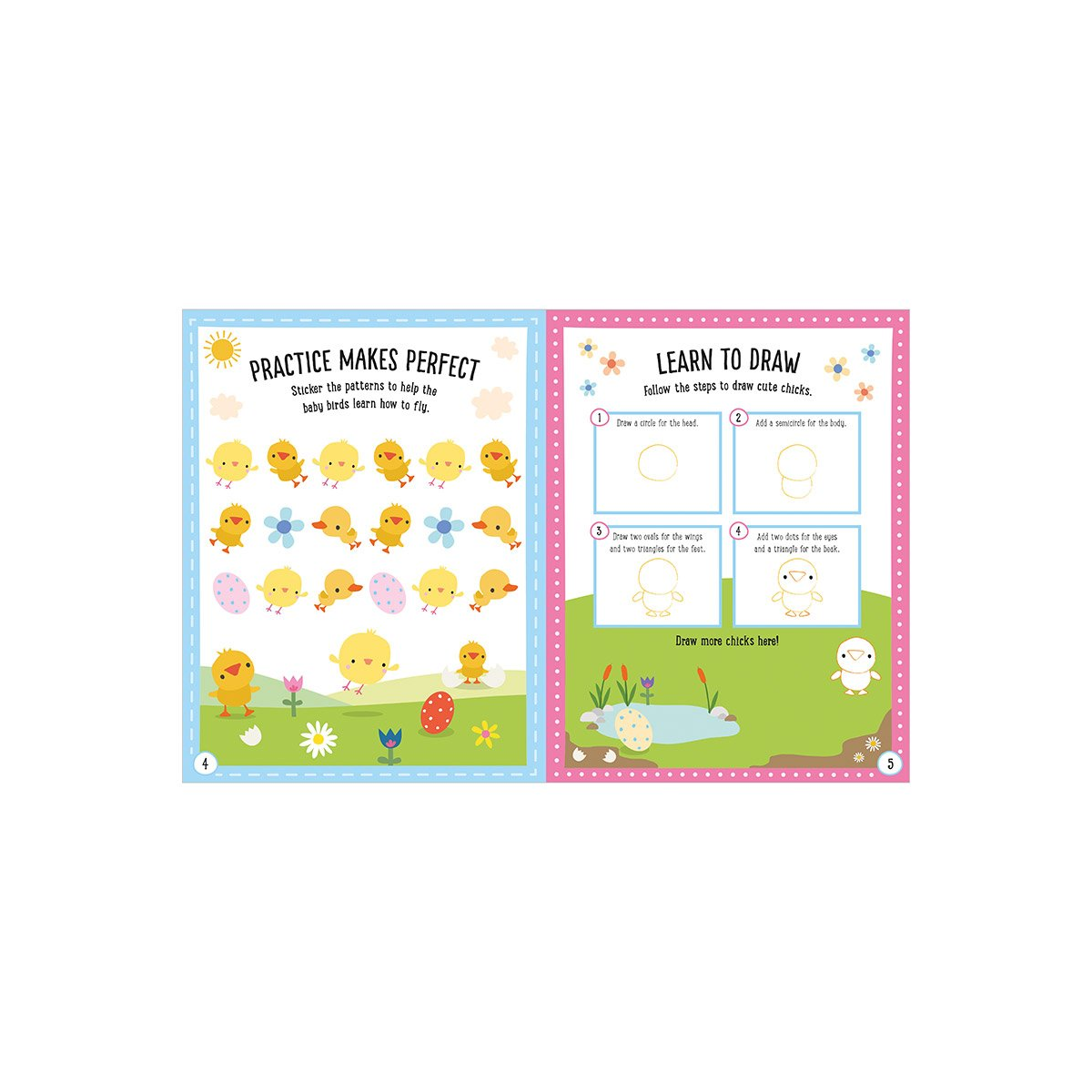 Libro Táctil Little Chicks Sticker - Eng