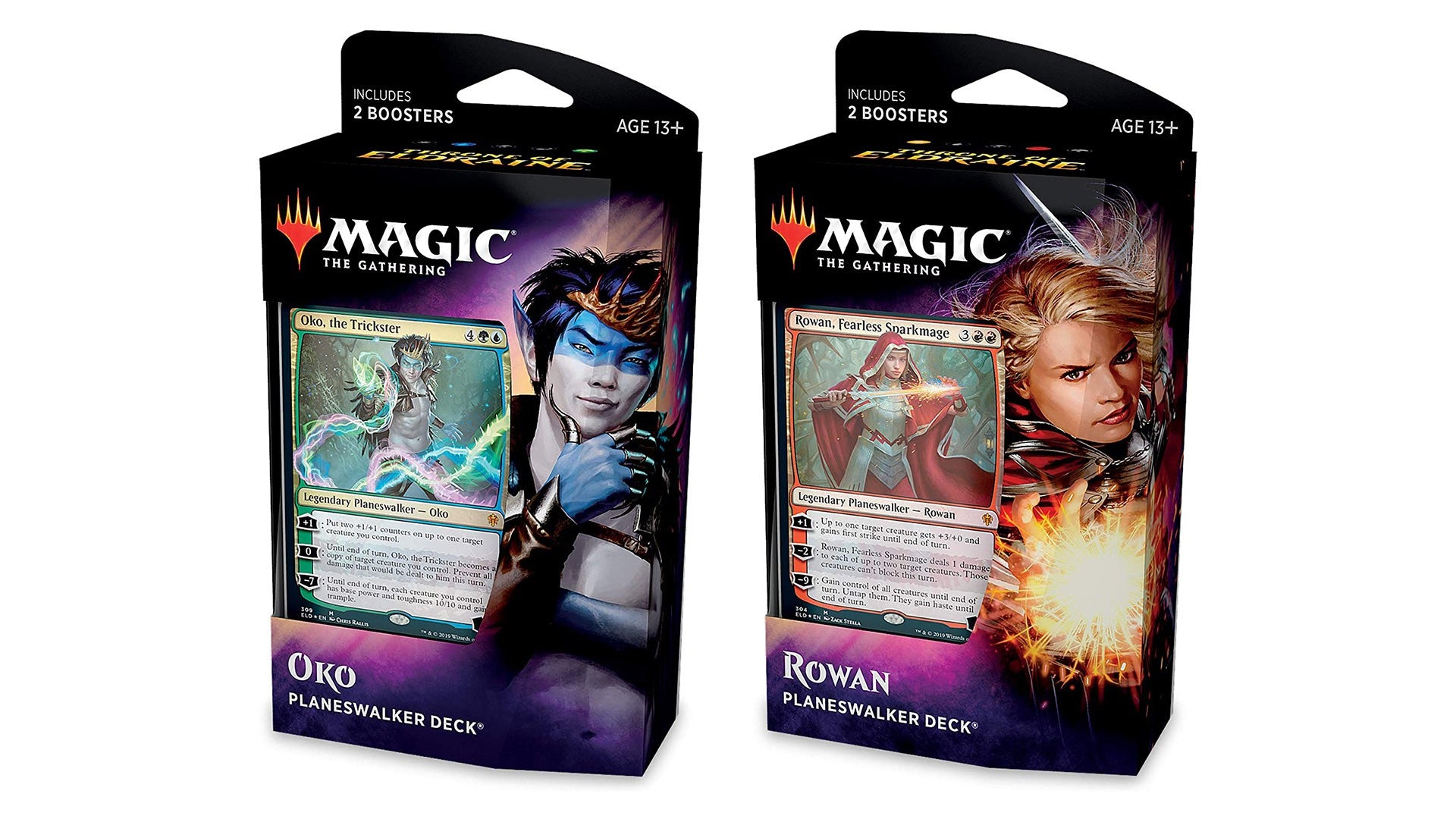 El Trono De Eldraine - Planeswalker Rowan & Oko