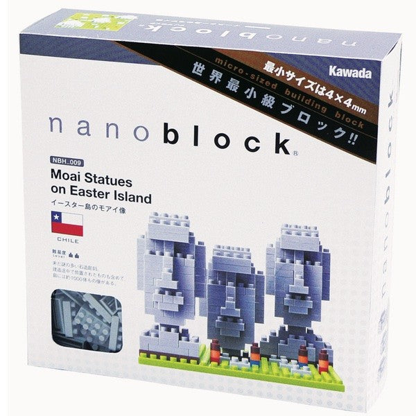 ESTATUAS MOAI DE LA ISLA DE PASCUA - NANOBLOCK